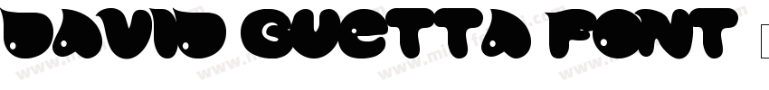 DAVID GUETTA FONT字体转换